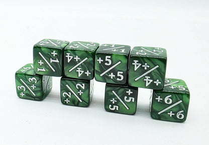 Pearl Green +1/+1 Magic Counters