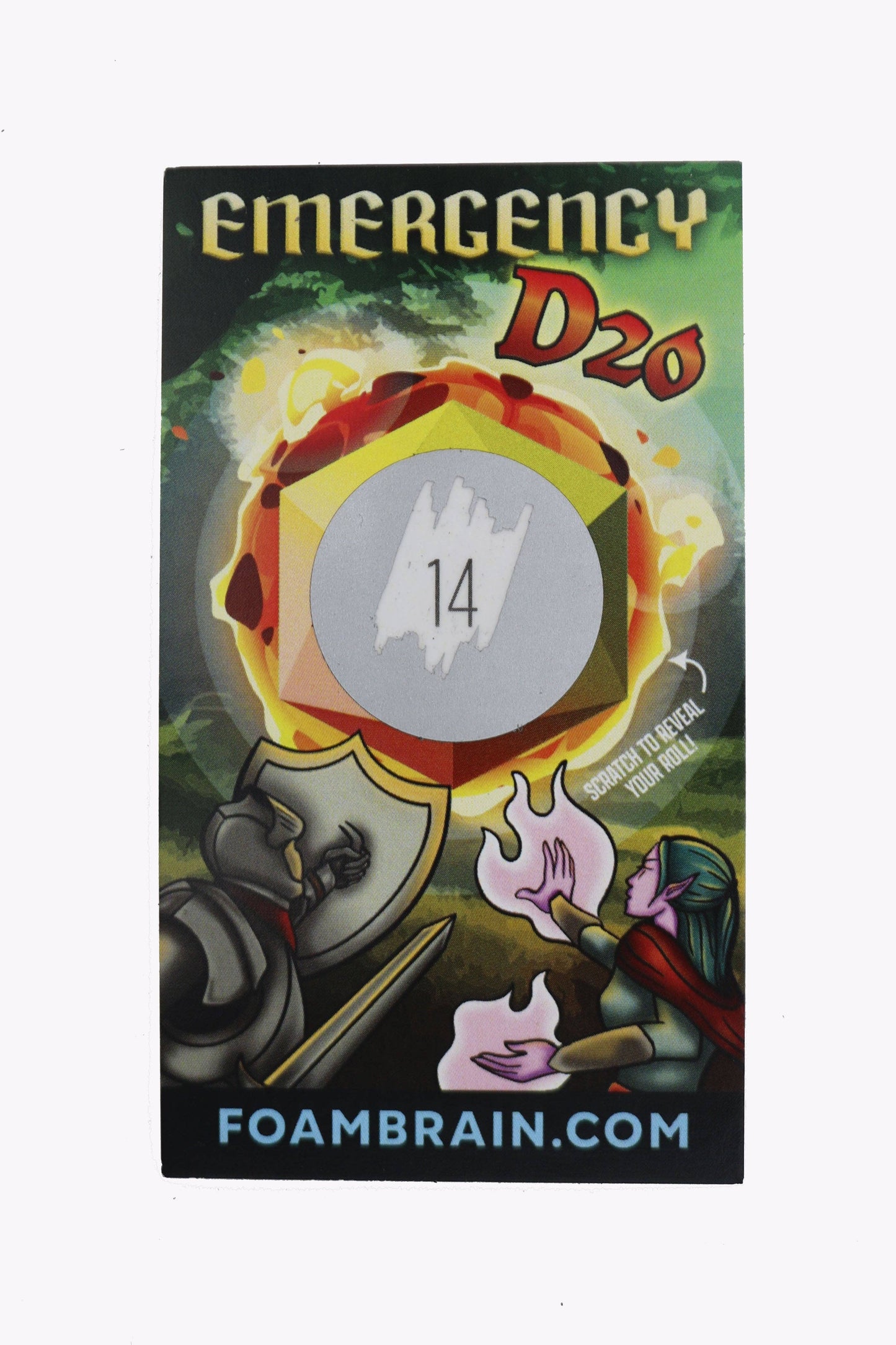 Emergency D20 Scratch Off Card Pack