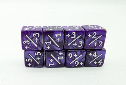 Pearl Purple +1/+1 Magic Counters