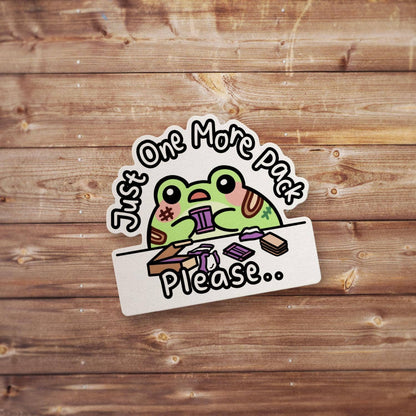 Just One More Pack Sticker