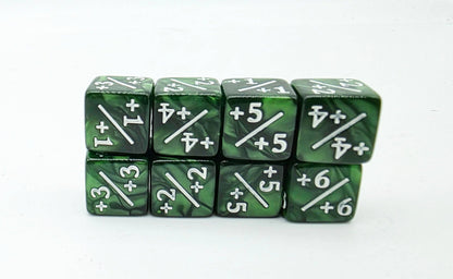 Pearl Green +1/+1 Magic Counters