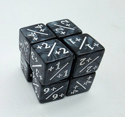 Pearl Black +1/+1 Magic Counters
