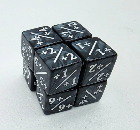 Pearl Black +1/+1 Magic Counters