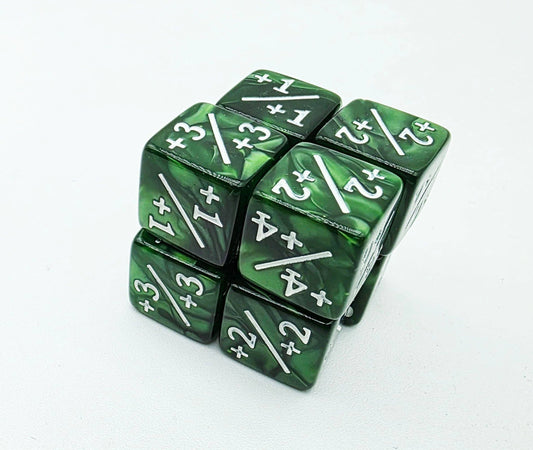 Pearl Green +1/+1 Magic Counters