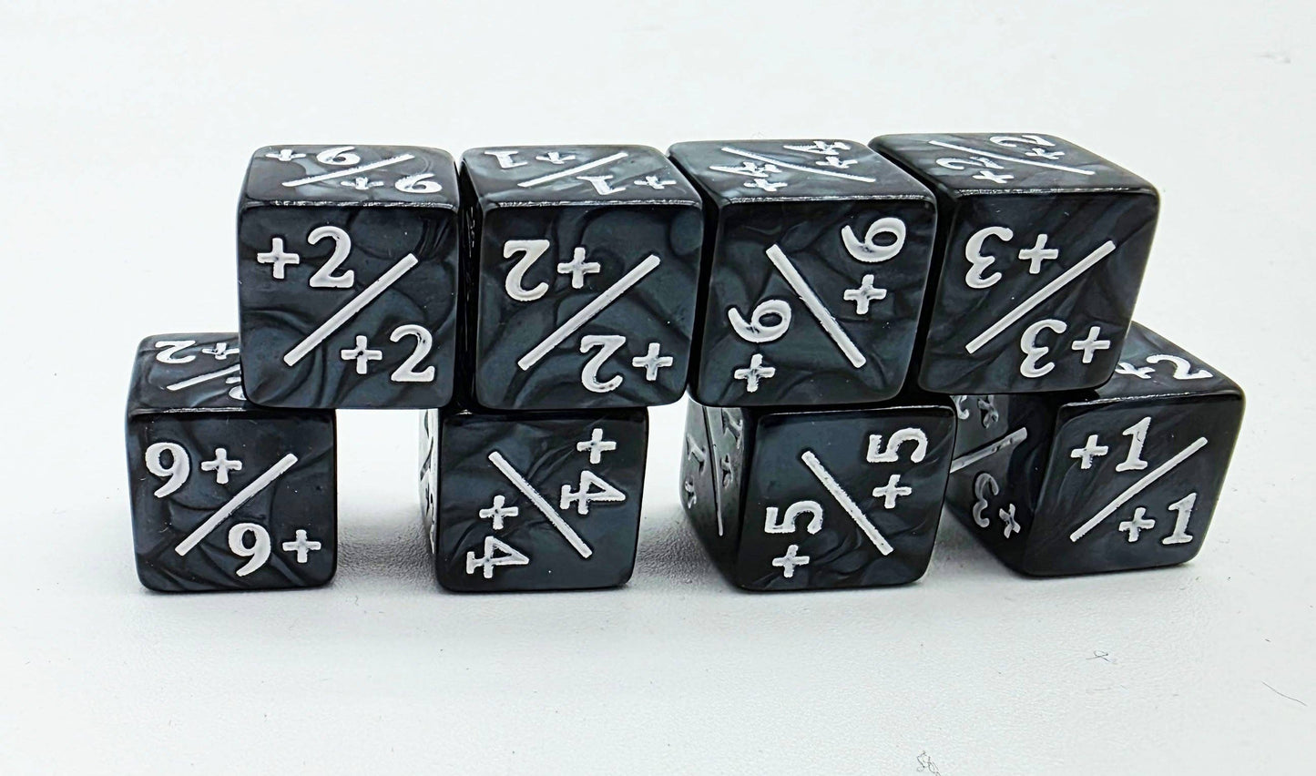 Pearl Black +1/+1 Magic Counters